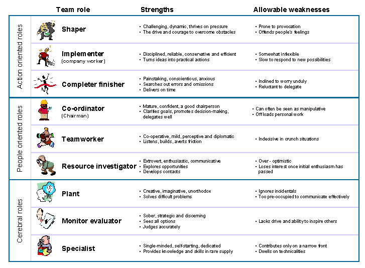 Belbin Self Perception Test